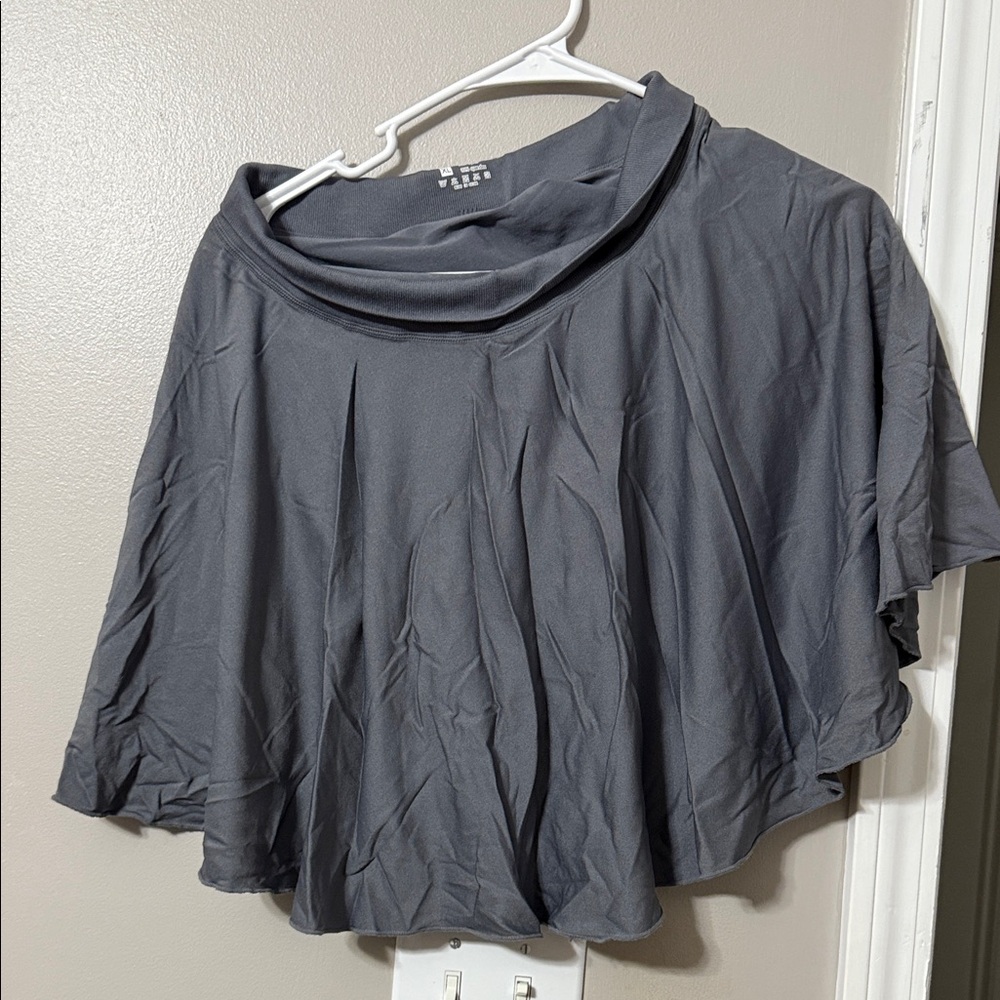 Gray Skater Skirt